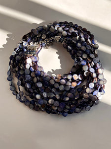 Collar Nácar Azul