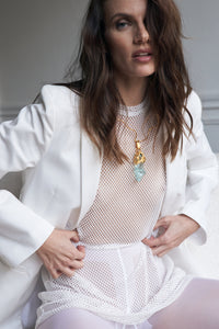 Collar Aguamarina