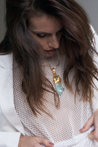 Collar Aguamarina