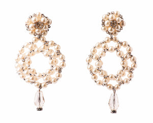 Aros Clavel Perlas