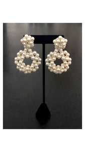 Aros Clavel Perlas
