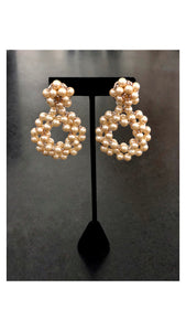 Aros Clavel Perlas