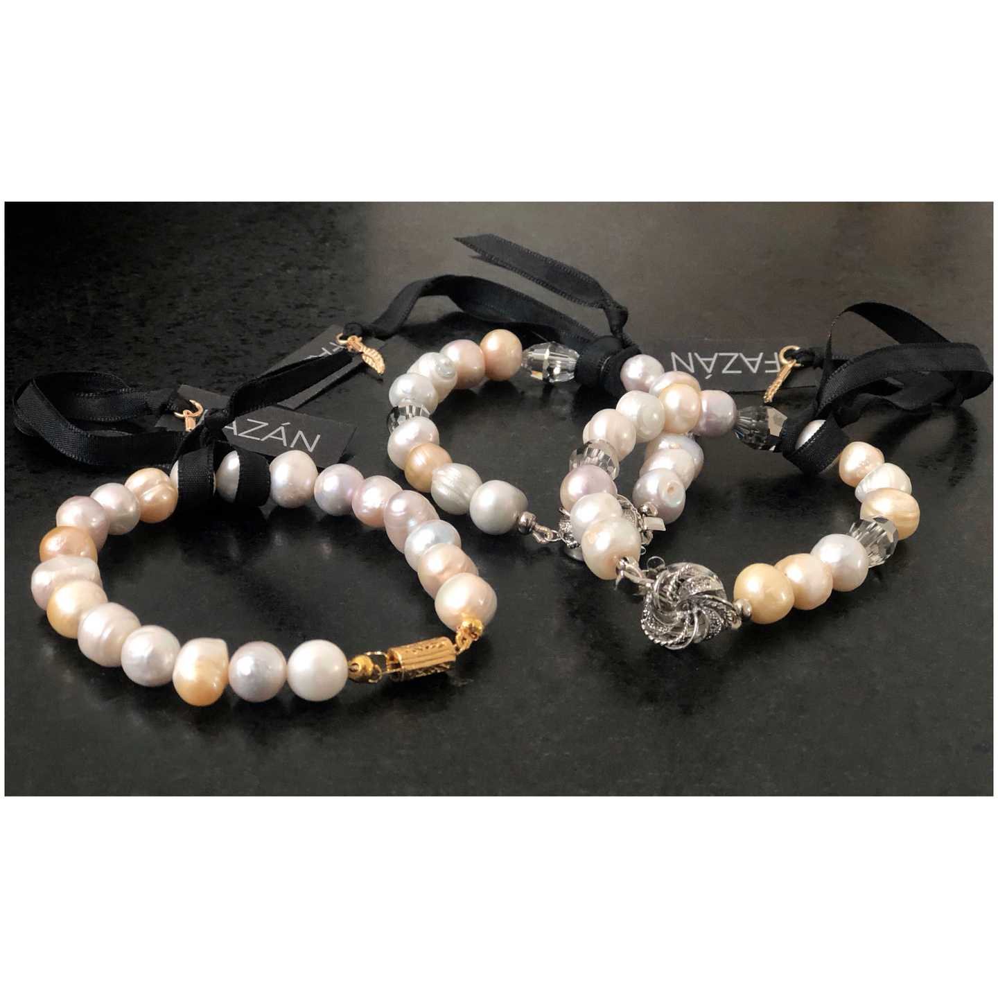 Pulsera Perlas de río